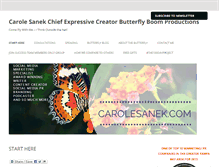 Tablet Screenshot of carolesanek.com